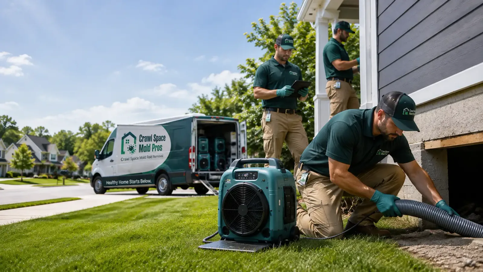 Crawl Space Mold Removal in Elwin, IL